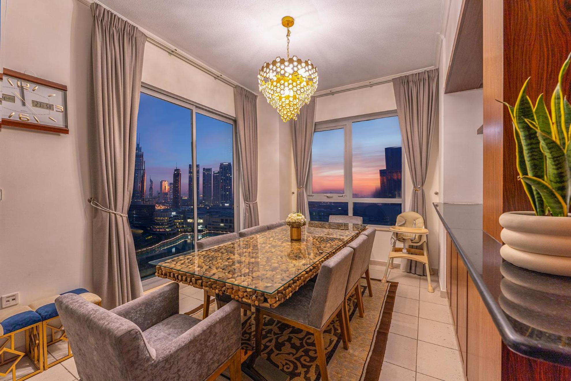 Spectacular Burj & Fountain View - Luxurious 3 Bedrooms & Maids Room - The Residences Dubai Exterior photo